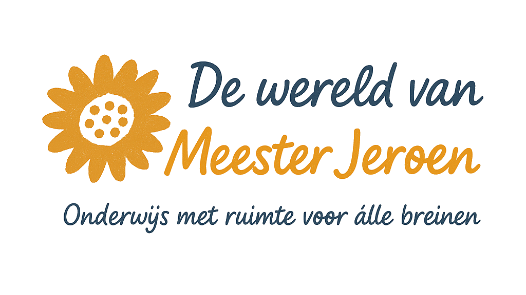 Logo De wereld van Meester Jeroen